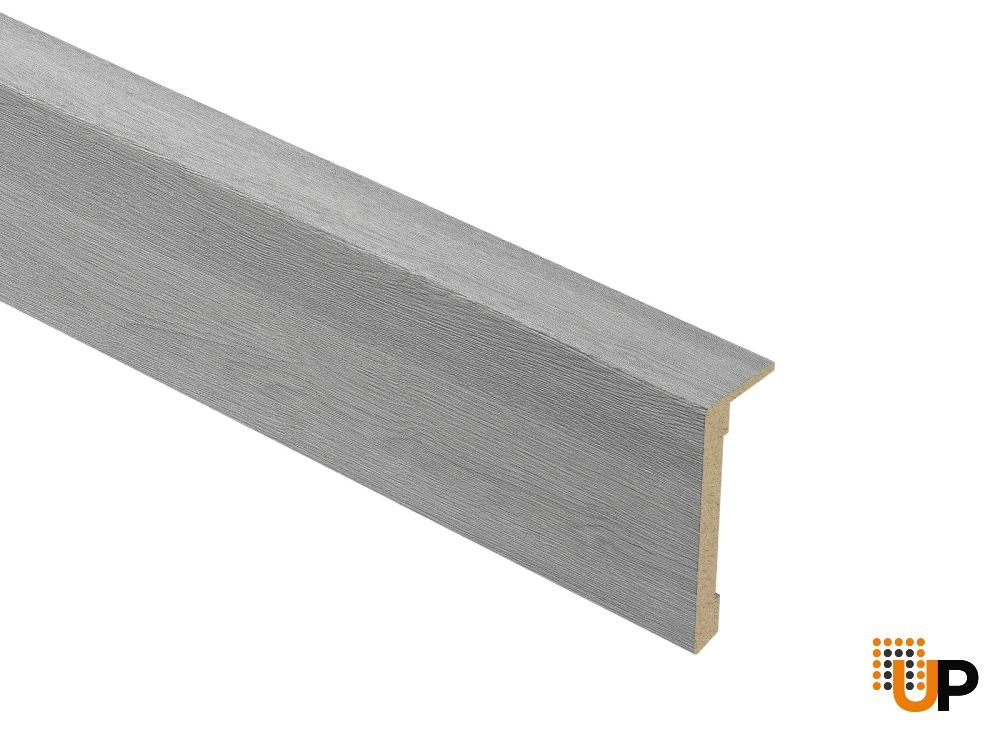 Wooden Door Molding (Trims) for Swing Doors Light Grey Oak Color-18" x 96" photo#1