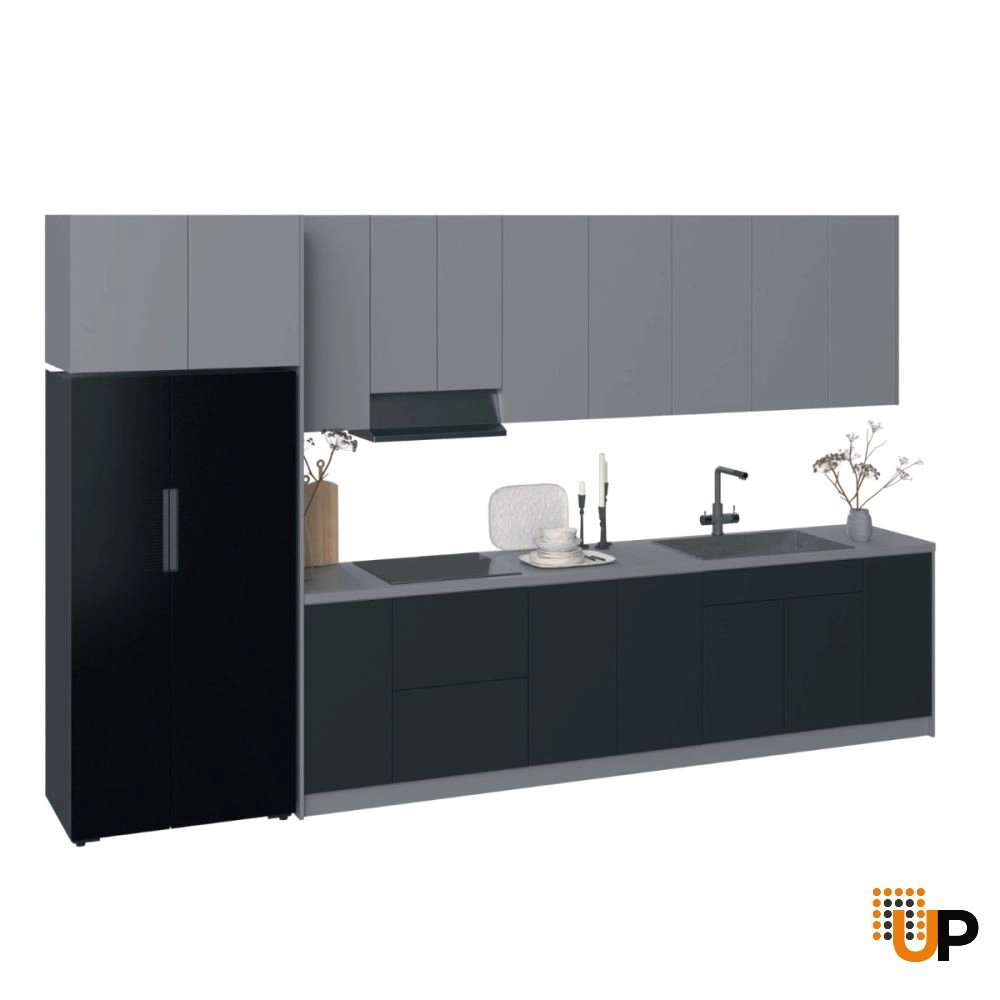 Kitchen Timekeeper Collection Black Color & Gray Base Size 13Ft Wide photo#1