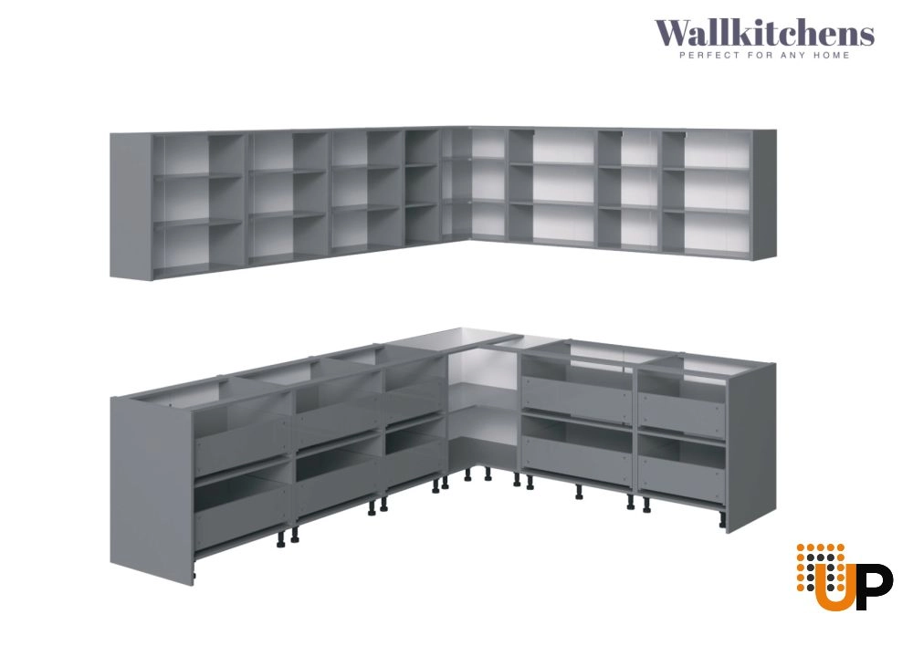 Kitchen Culinary Collection White Matte Color Base Size 10Ft Wide photo#3