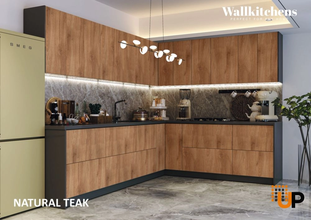 Kitchen Culinary Collection Natural Teak Color Base Size 10Ft Wide photo#2