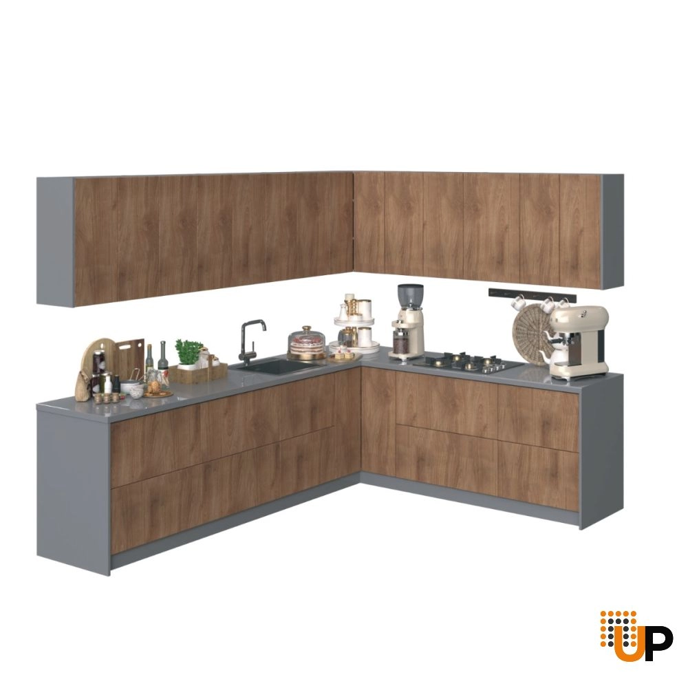 Kitchen Culinary Collection Natural Teak Color Base Size 10Ft Wide photo#1