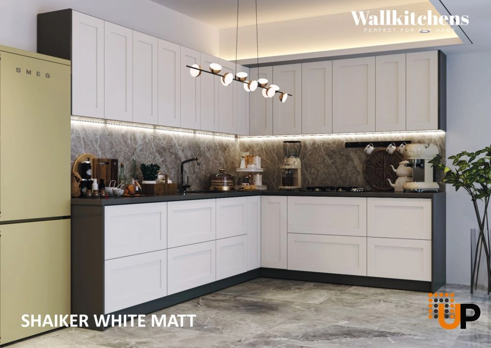 Kitchen Culinary Collection White Matte Color Base Size 10Ft Wide photo#2