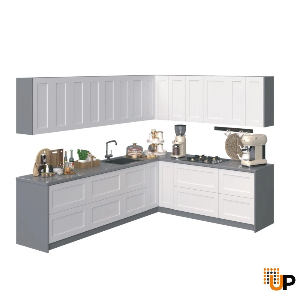 Kitchen Culinary Collection White Matte Color Base Size 10Ft Wide photo#1