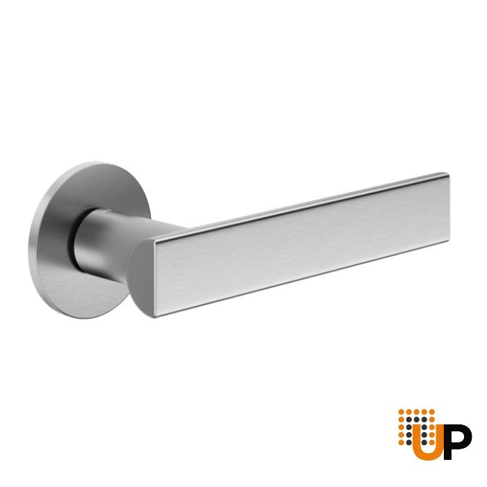 Door Euro Handle ANIK for Magnetic Lock, Satin Chrome, Passage photo#1