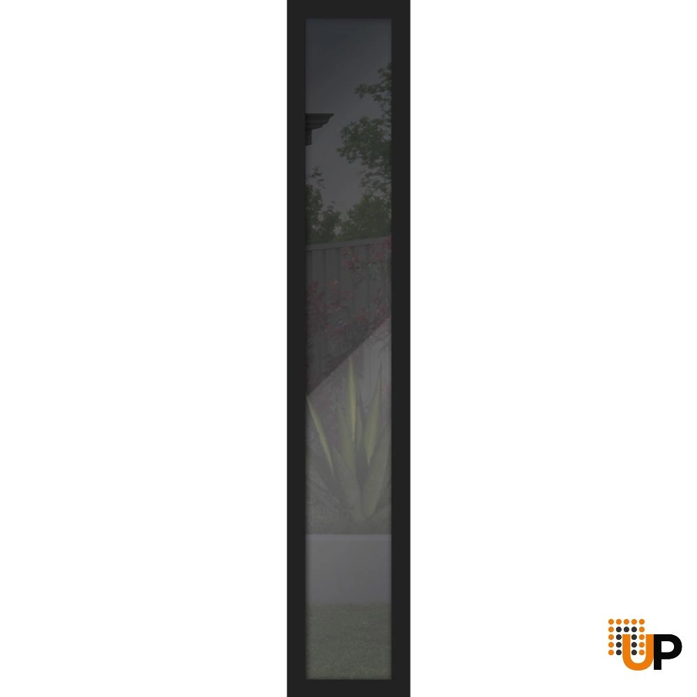 Metal Side Lite for Entry Door Black-16" x 82" photo#1