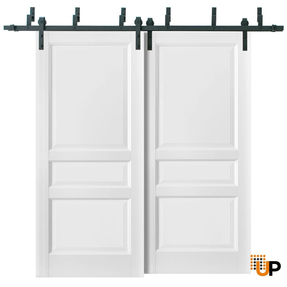 Single solid core interior door slab | Lucia 31 White | 18 x 80 photo#2