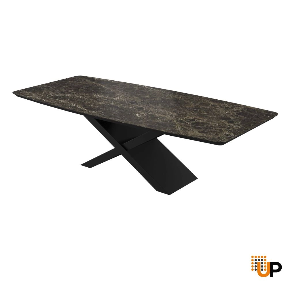 Dining Table COMO 102x47x29 Laminam Emperador Extra photo#1