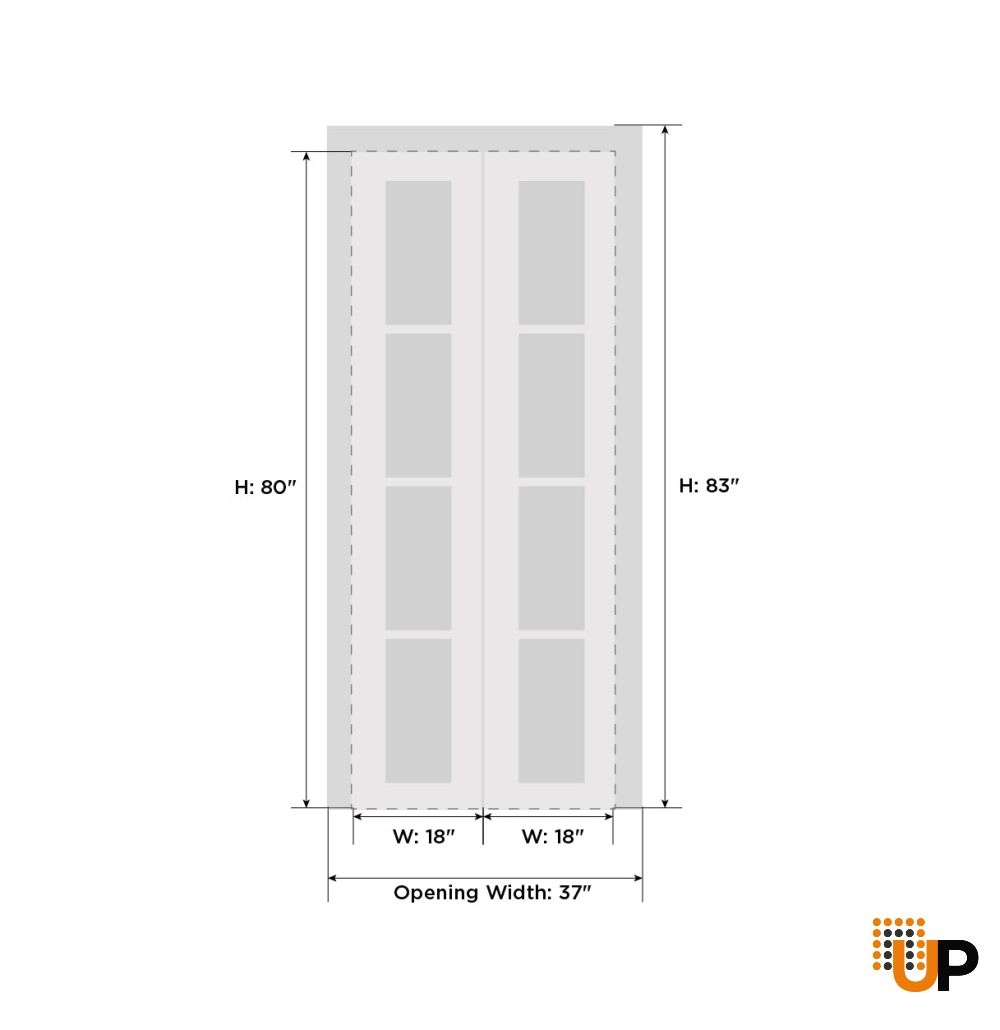 2 folding panels solid wood with honeycomb sliding modern interior bi-fold door | Planum 0017 Walnut | 36 x 80 photo#5