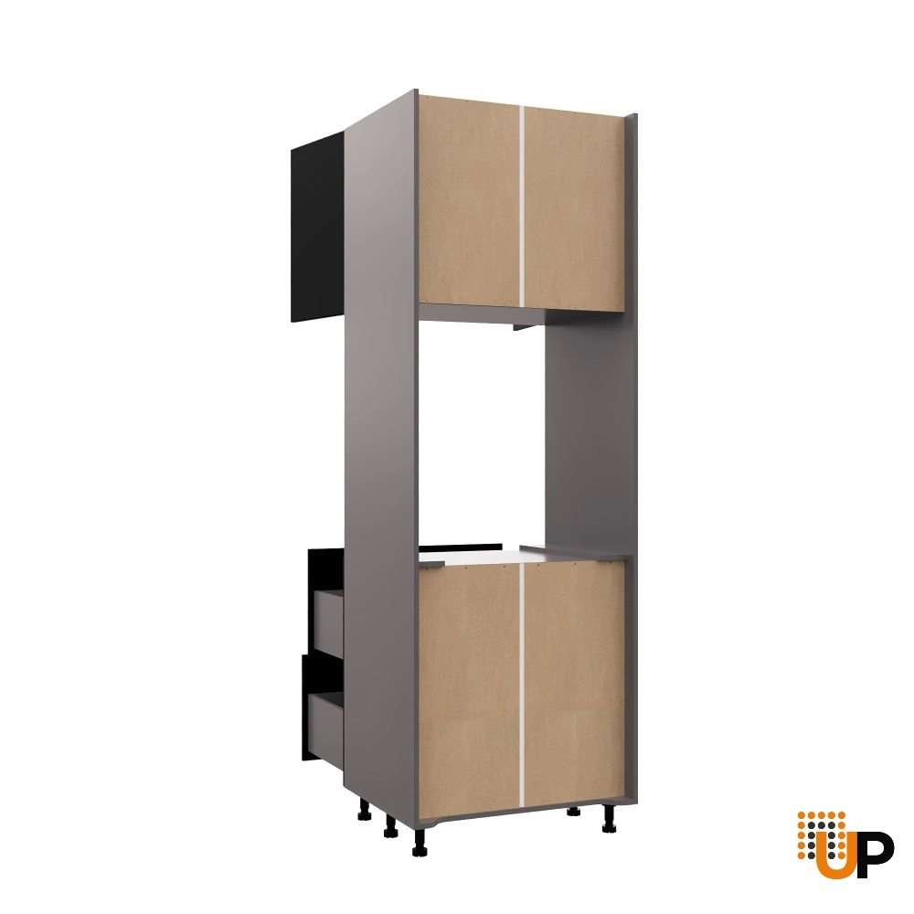 SOC3084DD-DD-GRE Tall Single Oven Cabinets -with Black Matte door photo#3