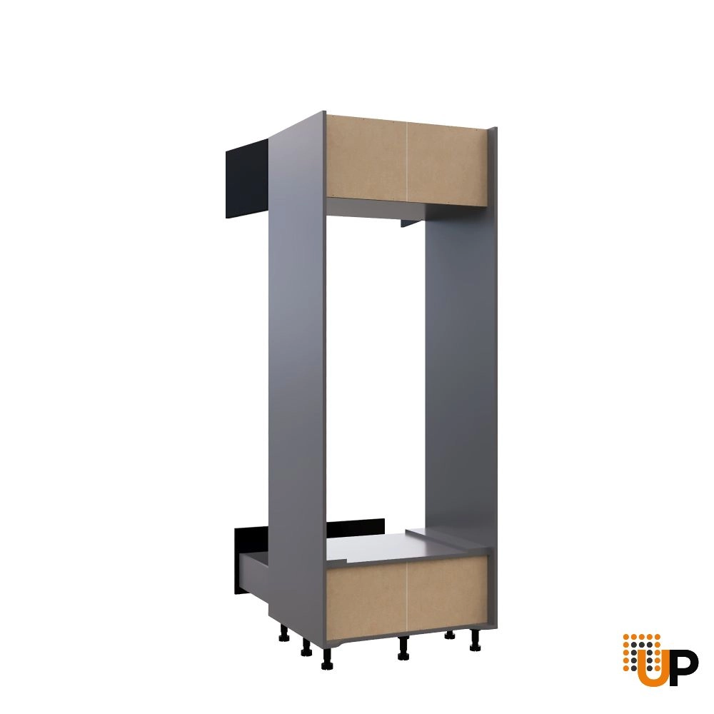 UDOC3084DD-SD-GRE Tall Double Oven Cabinets -with Black Matte door photo#3