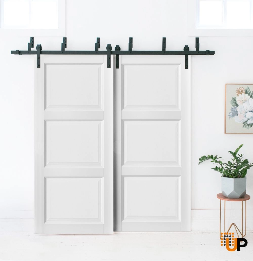 Single solid core interior door slab | Lucia 2661 White | 18 x 80 photo#3