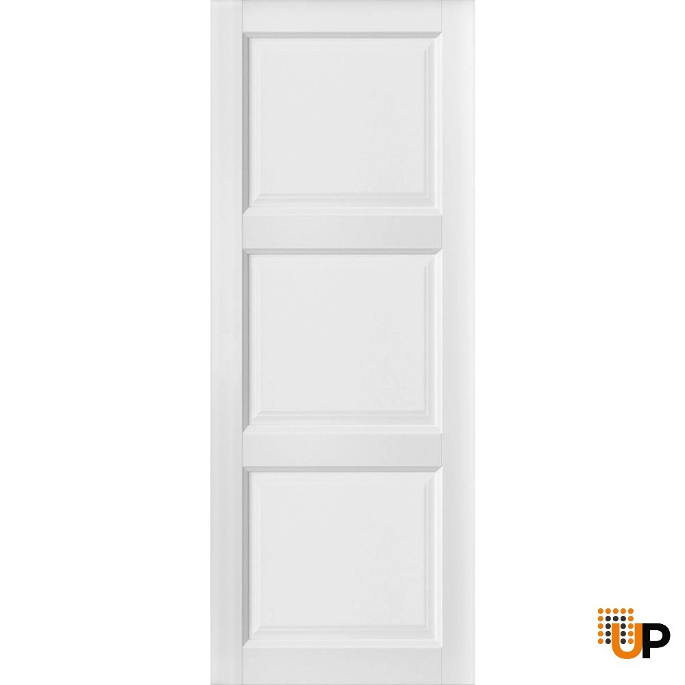 Single solid core interior door slab | Lucia 2661 White | 18 x 80 photo#1