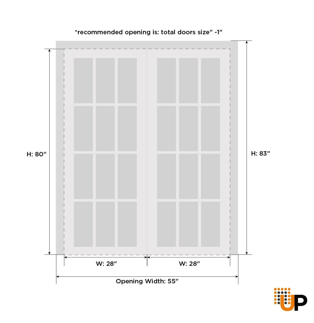 Double solid core sliding luxury interior closet bypass door with frosted glass | Planum 2122 Chocolate Ash | 56 x 80 (2* 28x80) photo#6