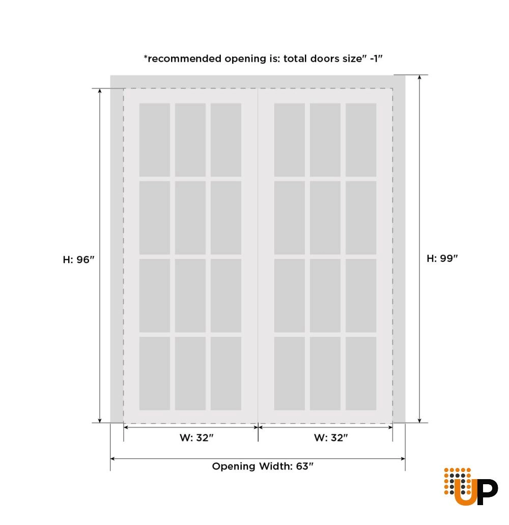 Double solid core sliding luxury interior closet bypass door with frosted glass | Planum 2102 Black Matte | 64 x 96 (2* 32x96) photo#7