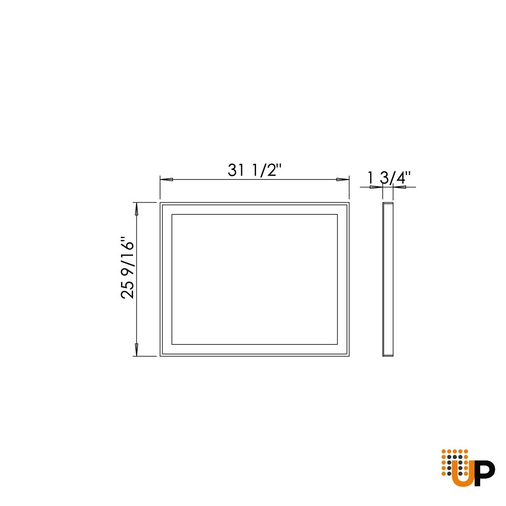 Led Mirror For Bath Vanity Diamond Collection - 32" photo#5