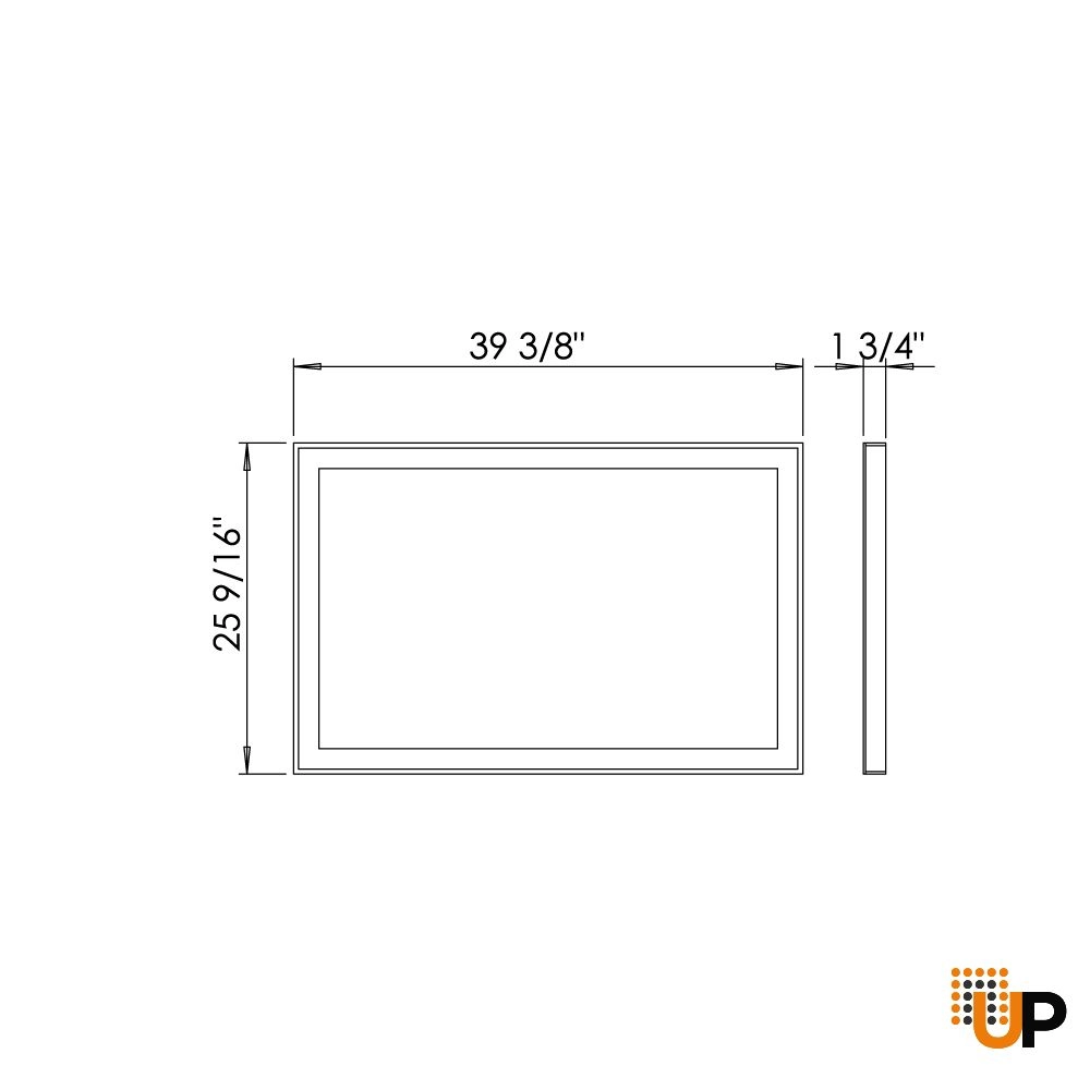 Led Mirror For Bath Vanity Diamond Collection - 40" photo#5