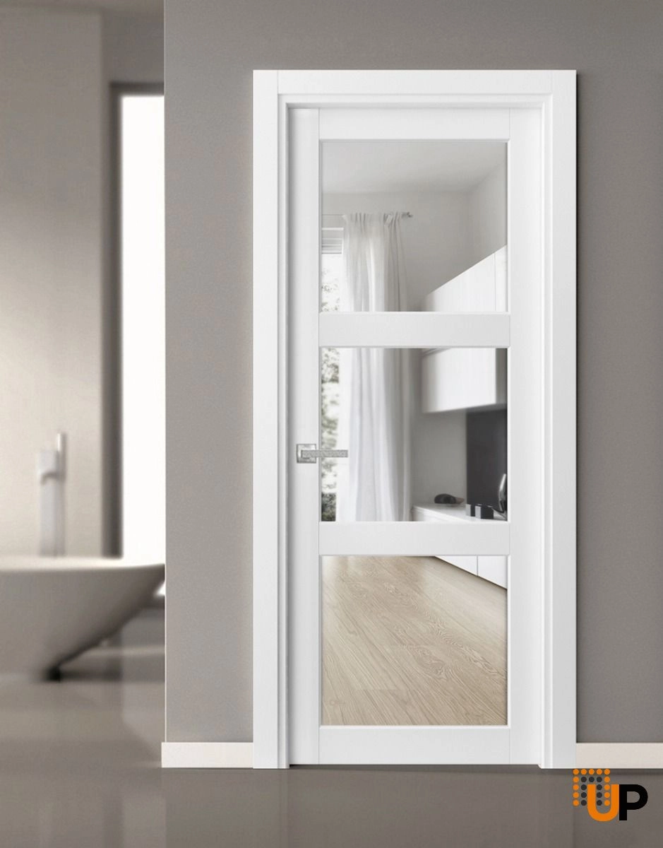 Lucia 2555 interior door slab 24x96 white Photo #7