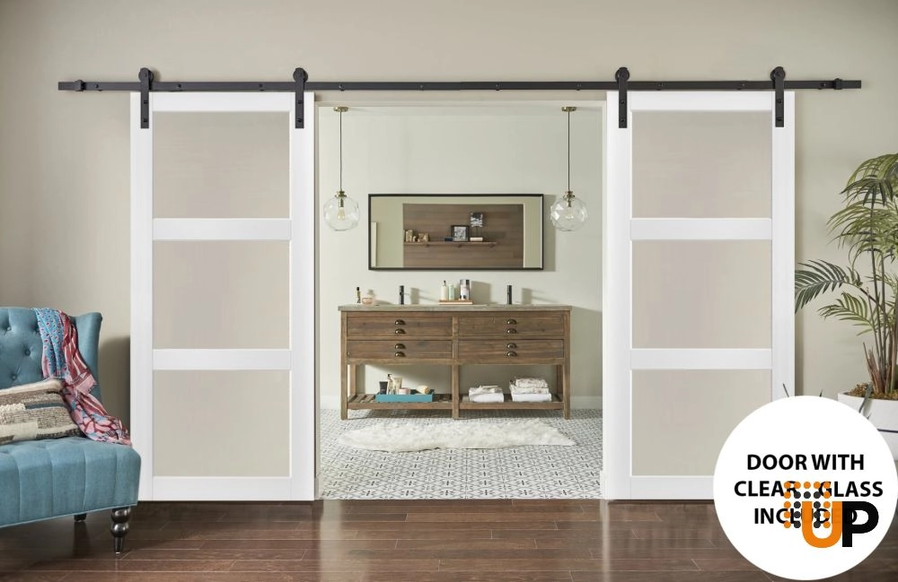 Lucia 2555 interior door slab 24x96 white Photo #8