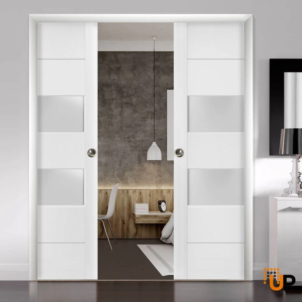 Lucia 4010 interior door slab 24x96 white Photo #4