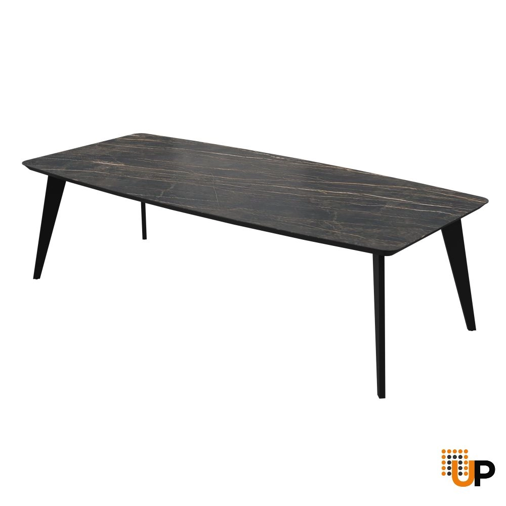 Dining Table PALERMO 102x47x29 Laminam Naturali Noir Desir photo#1
