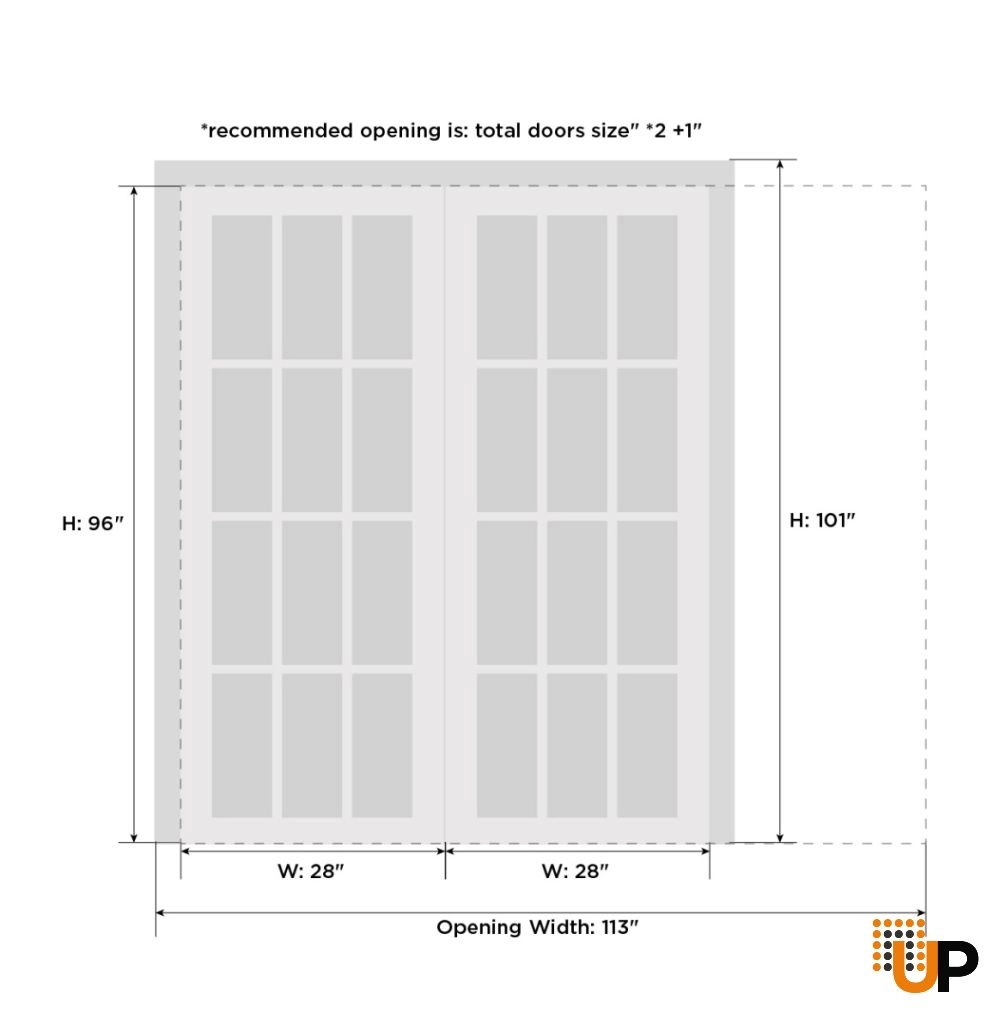 Double solid core sliding french interior pocket double door with clear glass | Lucia 2266 Black Matte | 36 x 80 (2* 18x80) photo#4