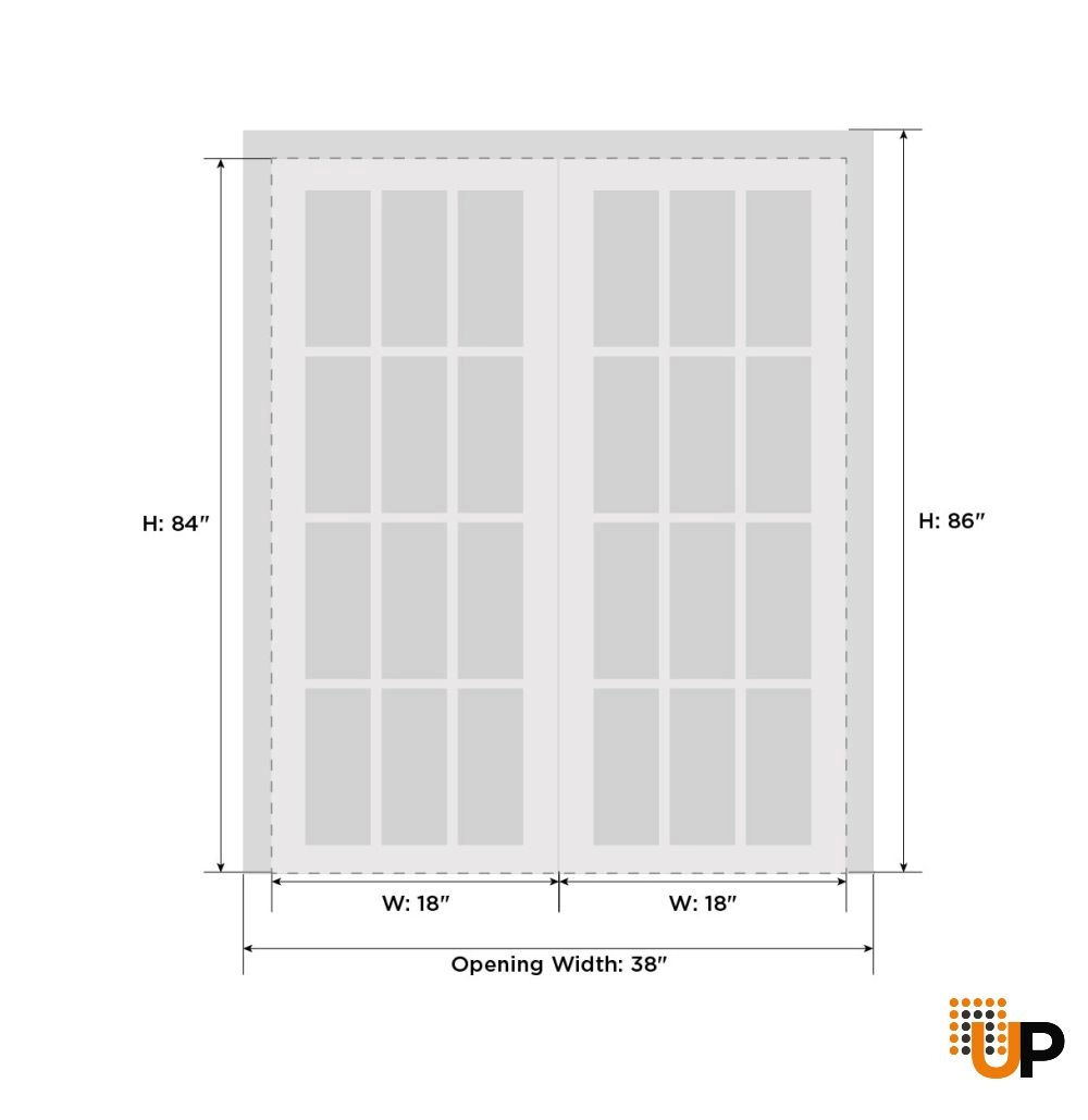 Double laminate french interior swing double door with black glass | Veregio 7588  Cognac Oak | 36 x 84 (2* 18x84) photo#5