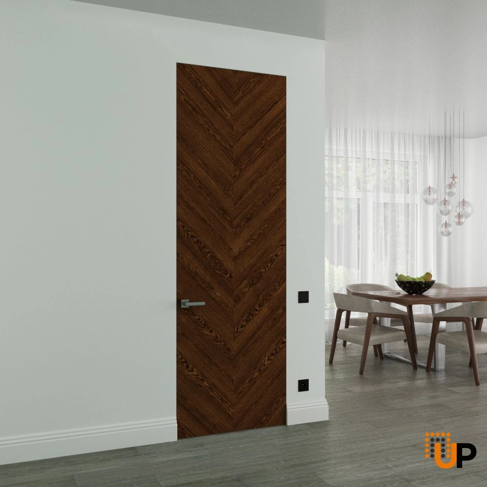 Ego 5005 interior frameless doors 18x80 brown Photo #2