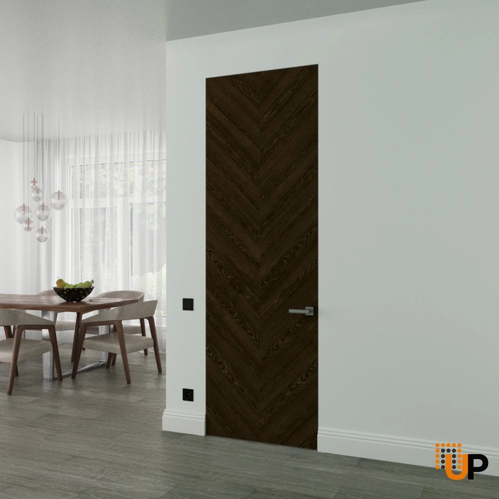 Ego 5005 interior frameless doors 18x80 brown Photo #2