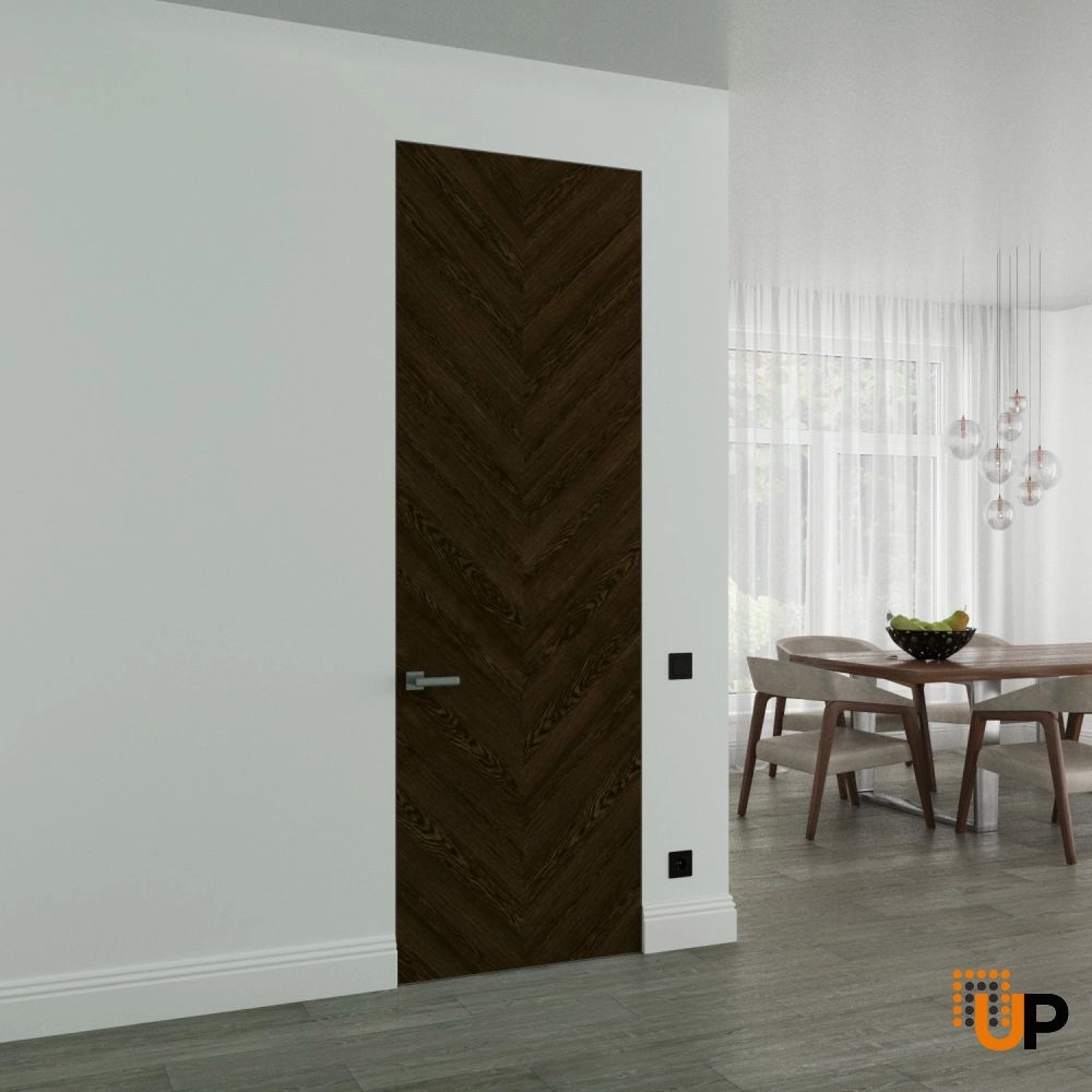 Ego 5005 interior frameless doors 18x80 brown Photo #2