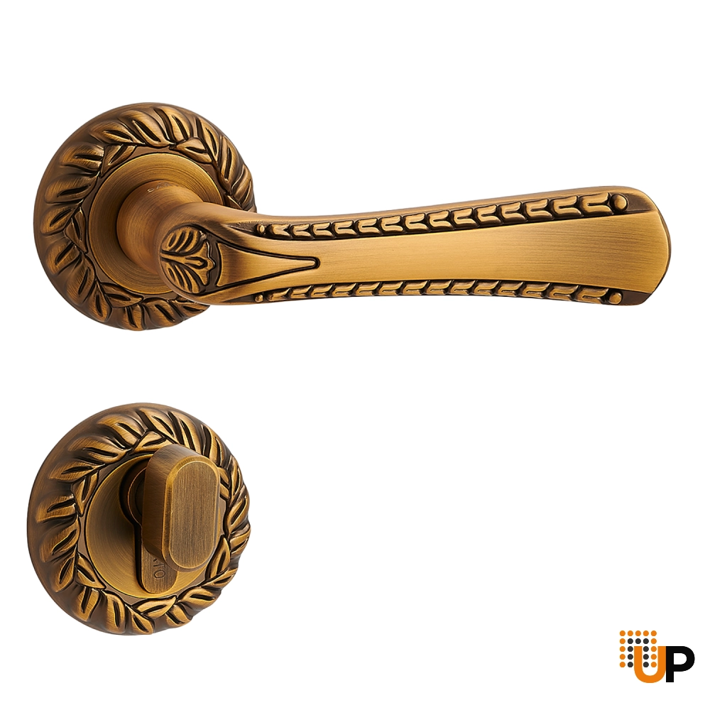 Door Euro Handle VERONA for Magnetic Lock, Bronze, Entry photo#1