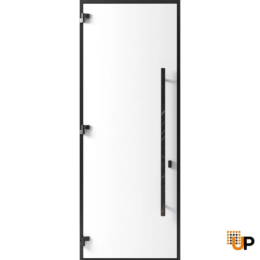 Single swing metal-aluminum modern exterior door | Dekton 0118 Natural Noir | 36 x 96 photo#2