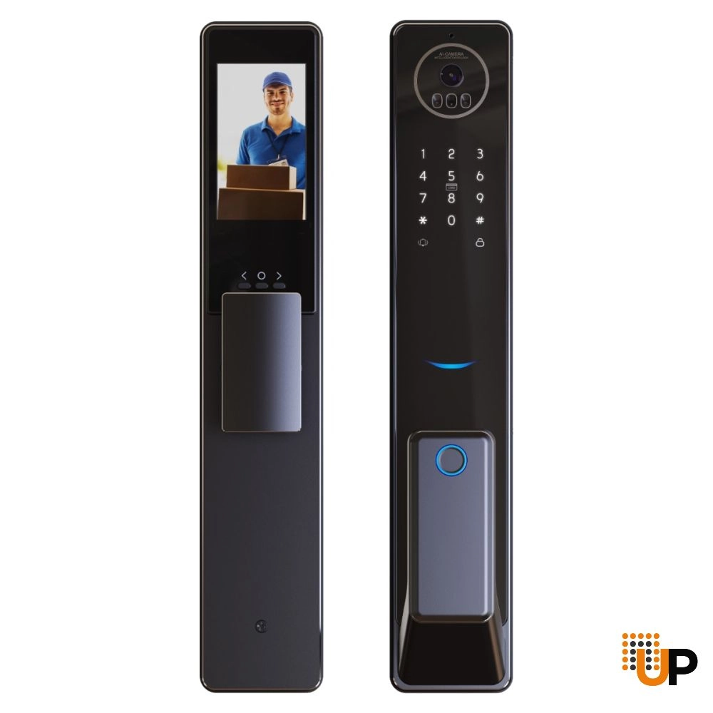 Smart Camera FingerPrint 300 Handle and Lock for Deux Ronex Door photo#2