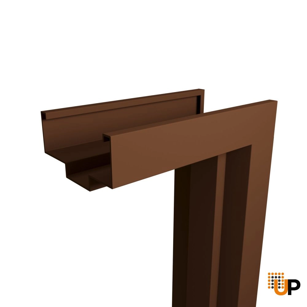 Single solid core modern fire rated doors | Firerated 1888 Chocolate Ash | 30 x 80 photo#4