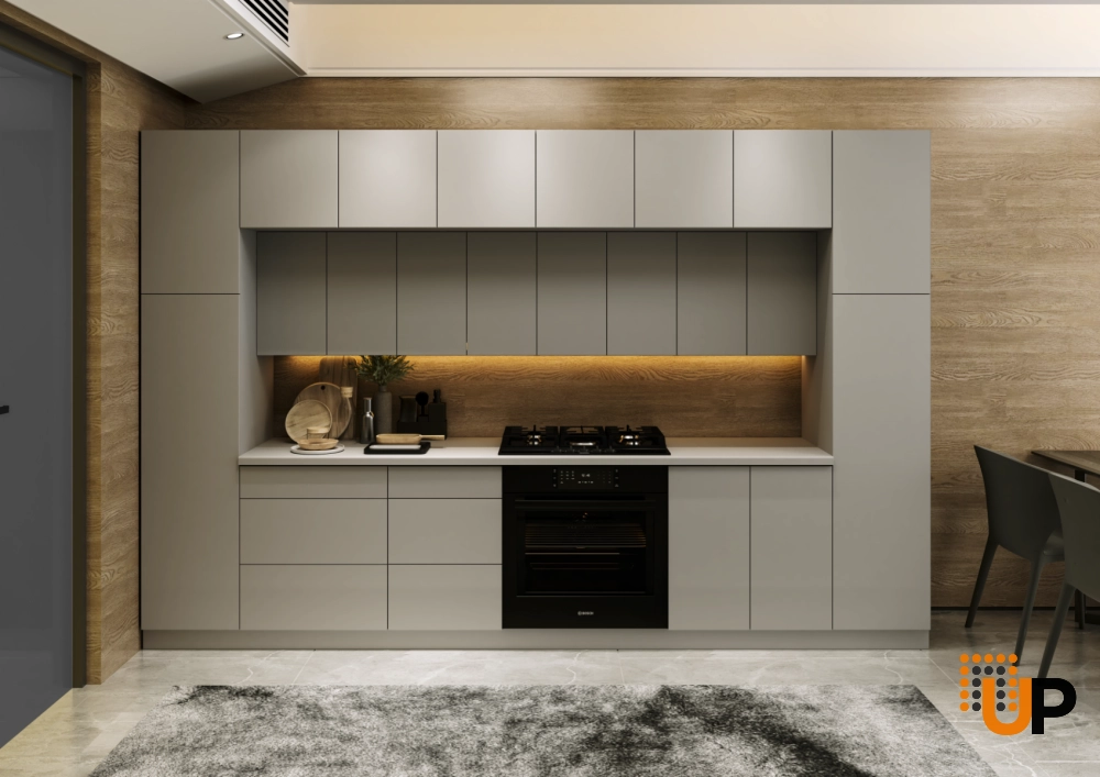 Kitchen Luxe Collection Gray Color Base Size 12Ft Wide photo#2