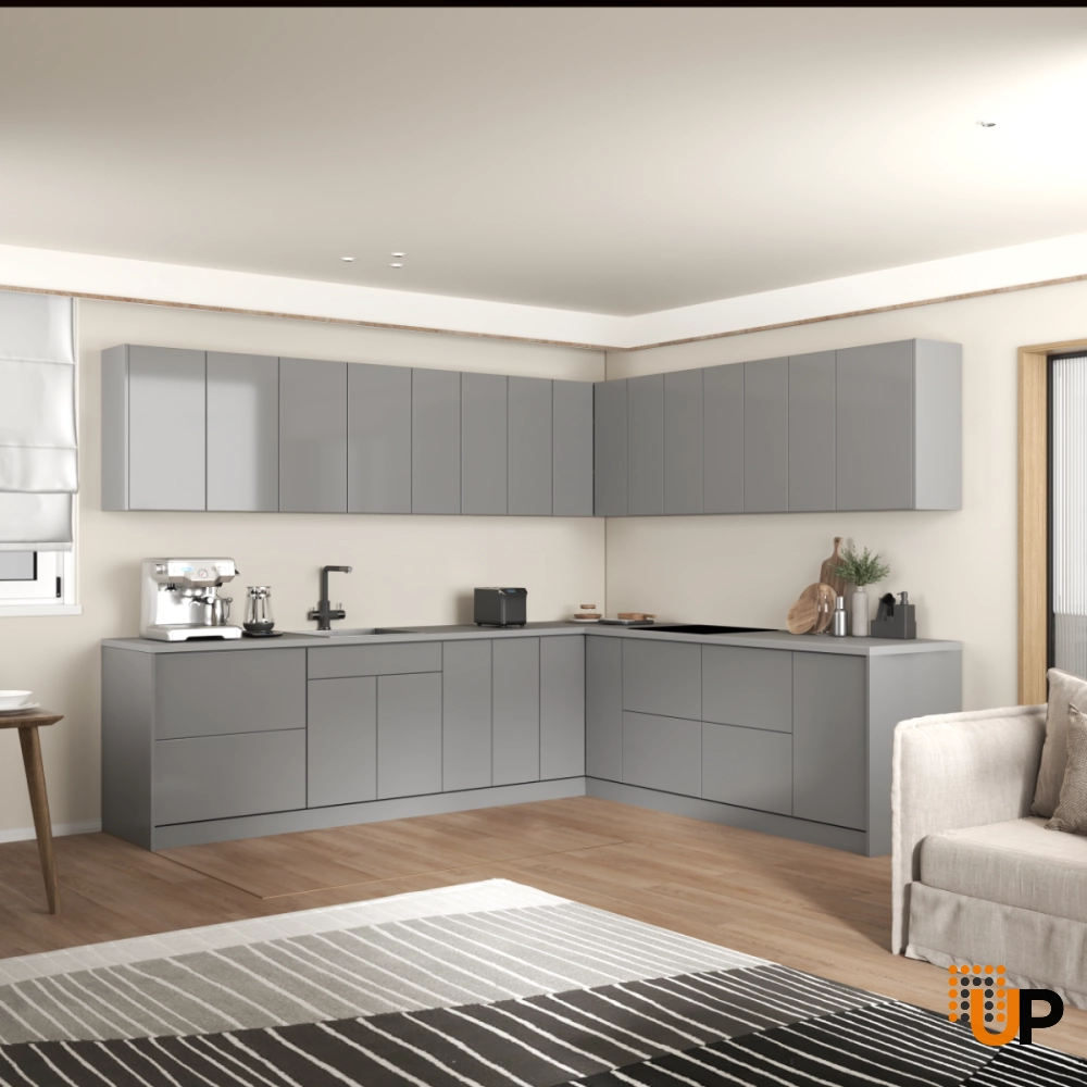 Kitchen Modern Collection Gray Color Base Size 10x8,5Ft Wide photo#2