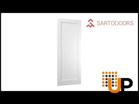 Quadro 4111 interior door slab 30x96 white Photo #8