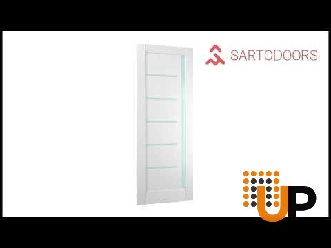 Quadro 4088 interior door slab 32x80 white Photo #4