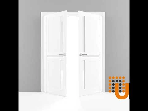 Double laminate french interior swing double door with frosted glass | Veregio 7288 Antracite | 36 x 80 (2* 18x80) photo#5