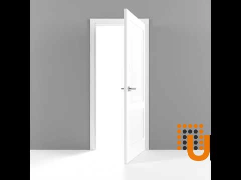 Single solid core classic interior swing door | Lucia 8831 White | 18 x 80 photo#5