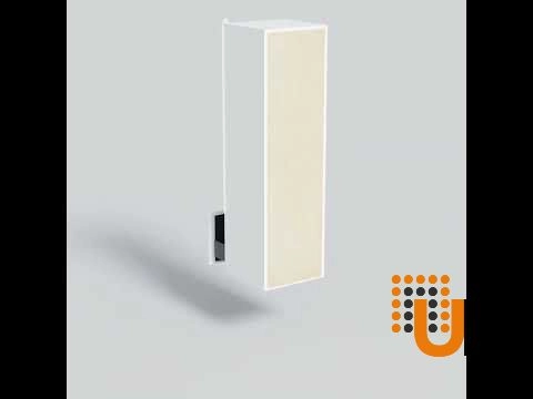 Side Vanity Cabinet MANHATTAN Collection White Color 14" photo#9