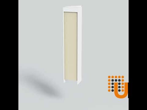Side Vanity Cabinet Classic Collection White Matte Color 14" photo#8