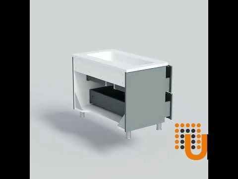 Modern Free Standing Bathroom Vanity with Washbasin | Comfort Gray Matte Collection | Non-Toxic Fire-Resistant MDF-32" photo#8