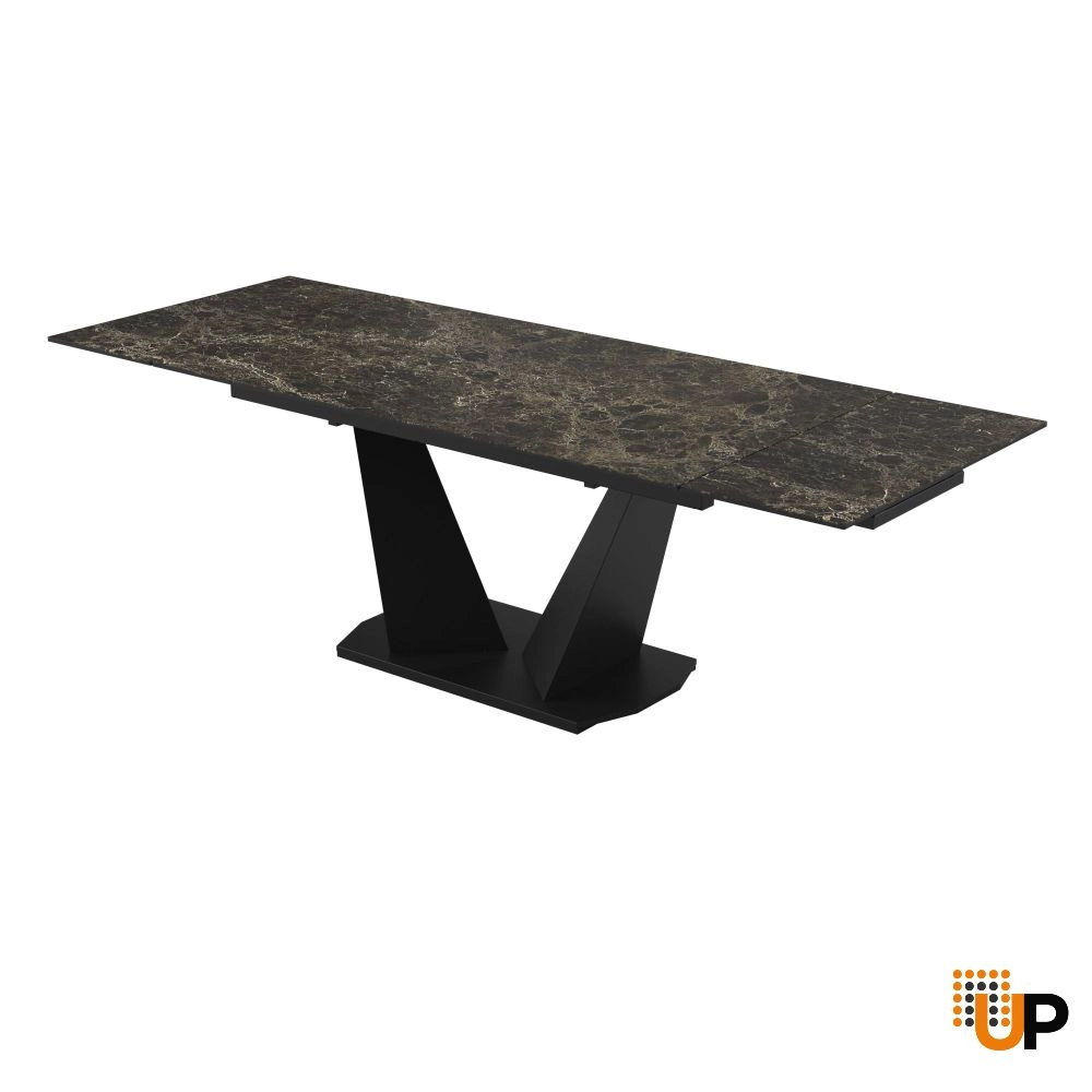 Dining Table PARMA 55(78)x31x29 Laminam Emperador Extra photo#1