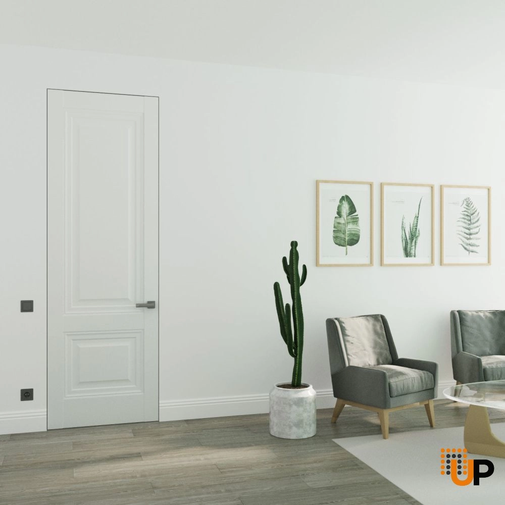 Lucia 8831 interior frameless doors 18x80 white Photo #2