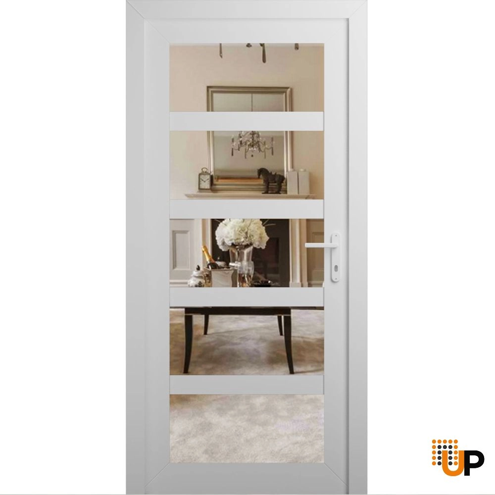 Manux 8522 exterior metal-plastic door 30x80 white upvc Photo #1