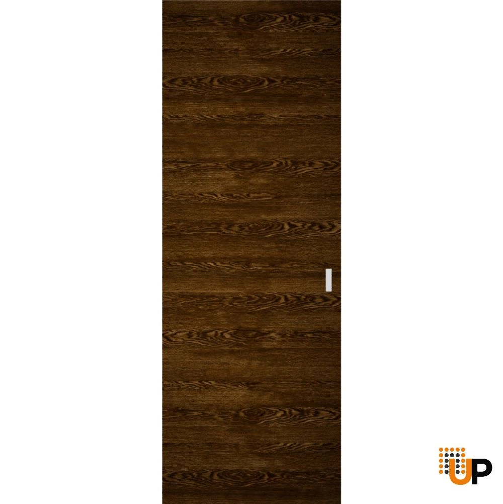 Single solid wood with honeycomb sliding modern interior hidden barn door | EGO 5000 EGO Marble Oak | 28 x 80 photo#1