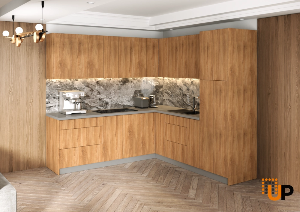 Kitchen Urban Collection Natural Teak Color Base Size 8x8Ft Wide photo#2