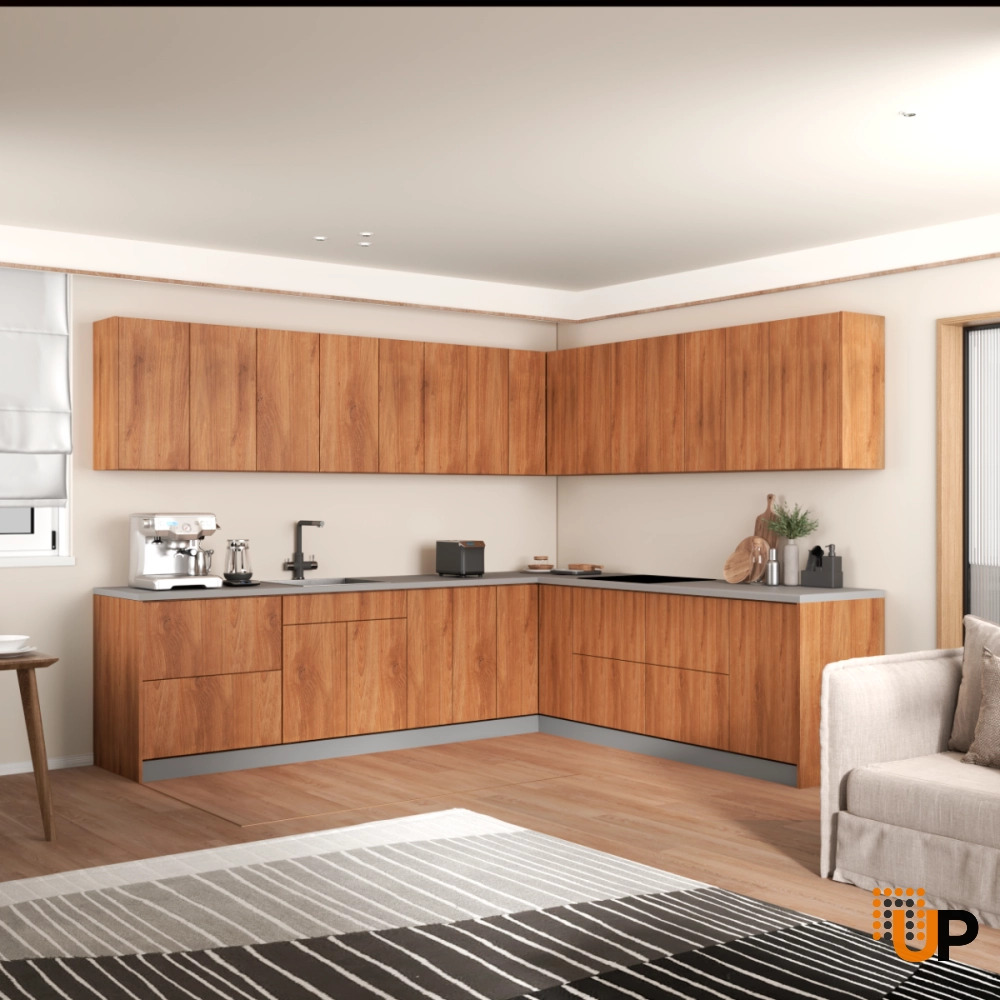 Kitchen Modern Collection Natural Teak Color Base Size 10x8,5Ft Wide photo#2