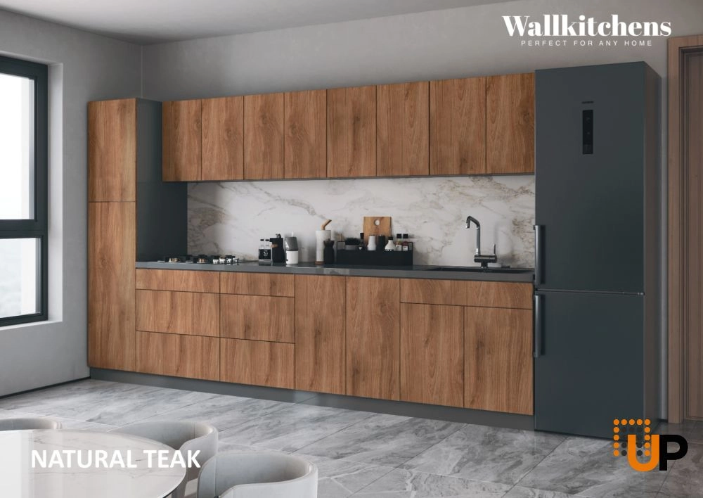 Kitchen Elegant Collection Natural Teak Color Base Size 11Ft Wide photo#2