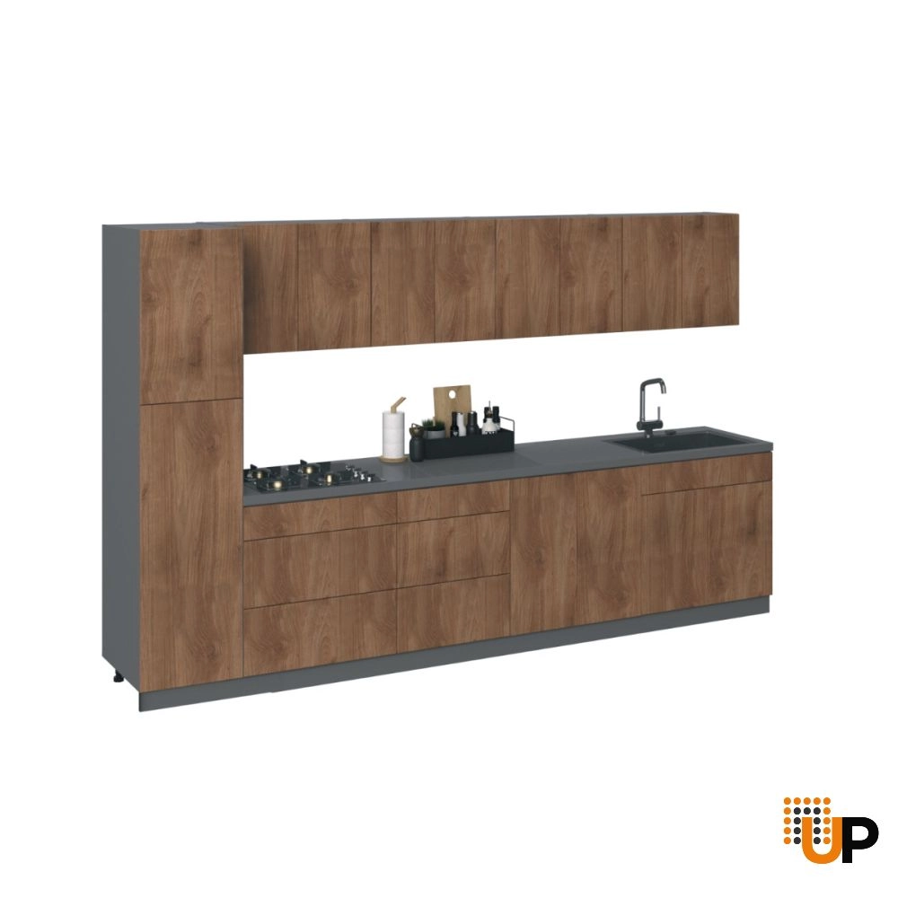 Kitchen Elegant Collection Natural Teak Color Base Size 11Ft Wide photo#1